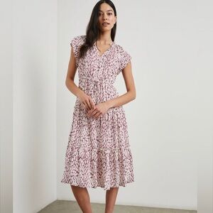 Like New! Rails Pink Leopard Juni Gardenia Dress. Size XS